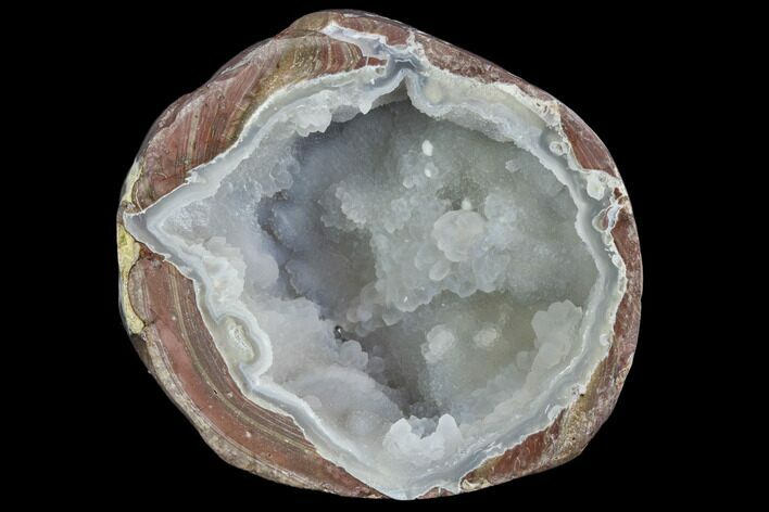Crystal Filled Dugway Geode (Polished Half) #121707